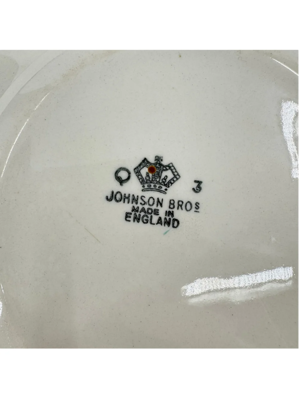 Vintage Johnson Bros California Plate Apple Fruit Made in England 7.5 inch